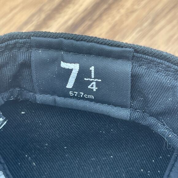 Washington Nationals MLB NE Fitted 7 1/4 Hat Black/White Sports Baseball - Picture 7 of 9